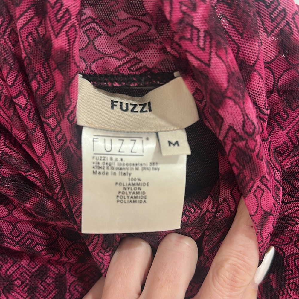 Fuzzi Mesh Print Top - Picture 2 of 6